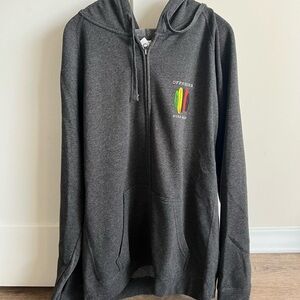 Carlsbad Surf Shop Grey Zip-up Sweater